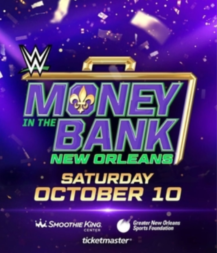 WWE Money in the Bank 2026 — Sep 6 · Smoothie King Center, New Orleans LA