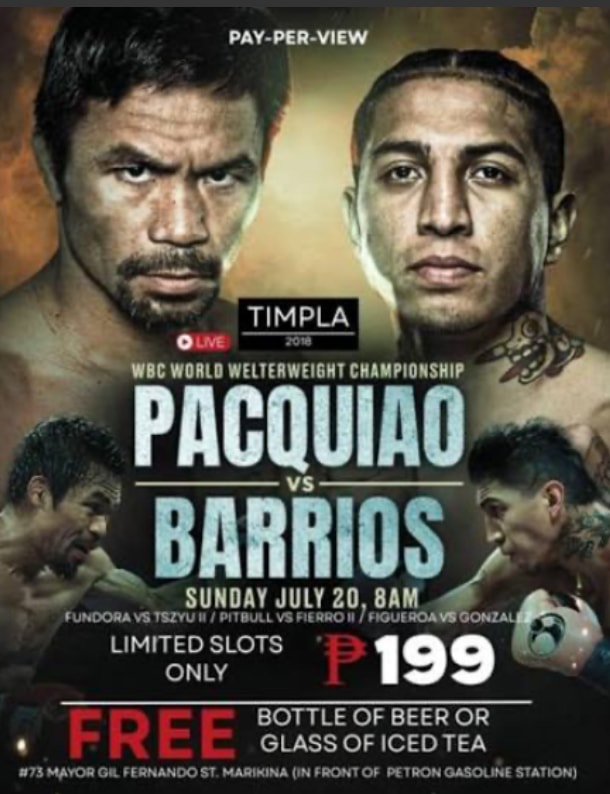 Pacquiao vs Barrios — WBC Welterweight Championship