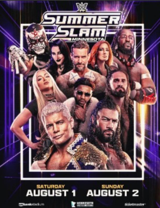 WWE SummerSlam 2026 — Aug 1–2 · US Bank Stadium, Minneapolis MN