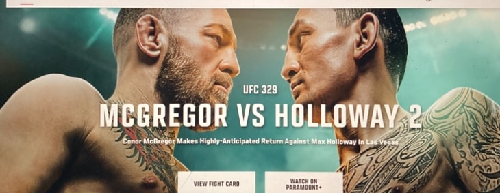 UFC 329: McGregor vs Holloway 2